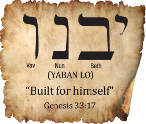 Hebrew Word Study: Built For Himself - Chaim Bentorah