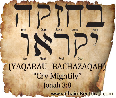 HEBREW WORD STUDY – CRY MIGHTILY - Chaim Bentorah