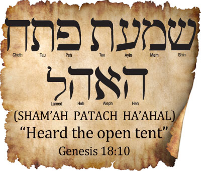 HEBREW WORD STUDY – HEARD THE OPEN TENT - Chaim Bentorah