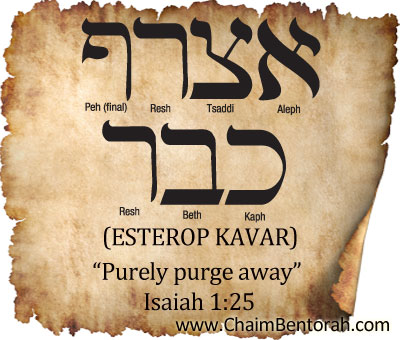 HEBREW WORD STUDY – PURELY PURGE AWAY | Chaim Bentorah