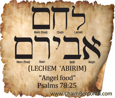 HEBREW WORD STUDY – ANGEL FOOD