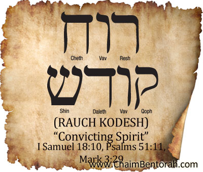HEBREW WORD STUDY – CONVICTNG SPIRIT | Chaim Bentorah