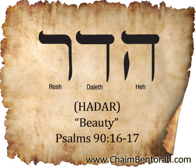 HEBREW WORD STUDY – BEAUTY - Chaim Bentorah