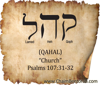 HEBREW WORD STUDY – CHURCH - Chaim Bentorah