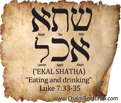 HEBREW (ARAMAIC) WORD STUDY – EATING AND DRINKING - Chaim Bentorah