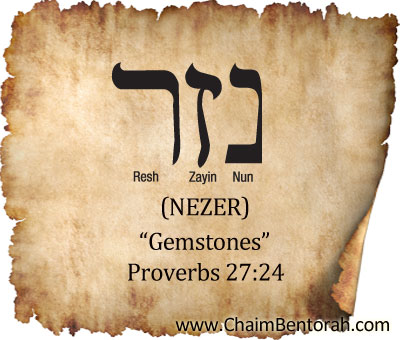 HEBREW WORD STUDY – GEMSTONES – NEZER - Chaim Bentorah