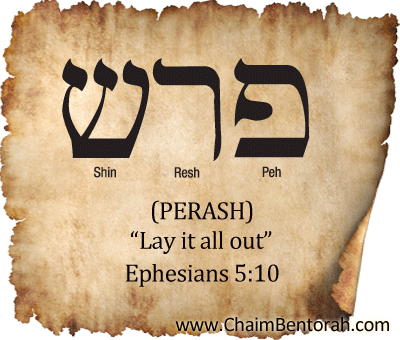 Hebrew Word Study – Lay It All Out - Chaim Bentorah