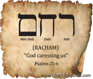 HEBREW WORD STUDY – GOD CARESSING US | Chaim Bentorah