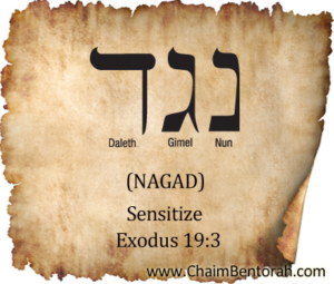 HEBREW WORD STUDY – SENSITIZE - Chaim Bentorah