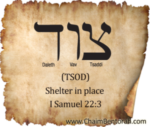 HEBREW WORD STUDY: SHELTER IN PLACE - Chaim Bentorah