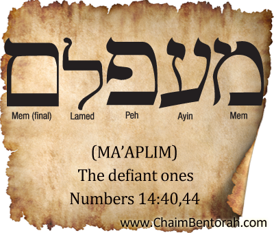 Hebrew Word Study – The Defiant Ones - Chaim Bentorah