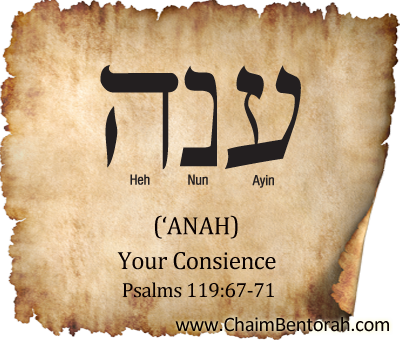 HEBREW WORD STUDY – YOUR CONSCIENCE – ‘ANAH - Chaim Bentorah