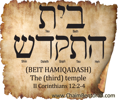 Hebrew Word Study – The (third) Temple - Beit Hamiqadash - Chaim Bentorah