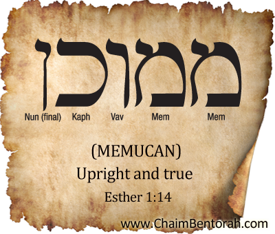 HEBREW WORD STUDY – UPRIGHT AND TRUE – MEMUCAN  ממוכן 