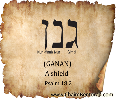 HEBREW WORD STUDY – A SHIELD – GANAN  גנן 