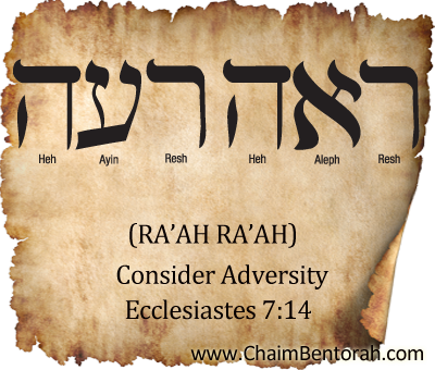 Hebrew Word Study – Consider   – Ra’ah Ra’ah  רעה ראה   