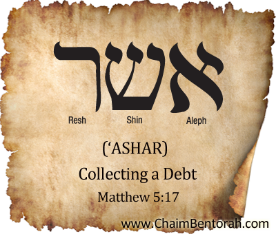 Aramaic Word Study – Collecting a Debt – ‘Ashar – אשר