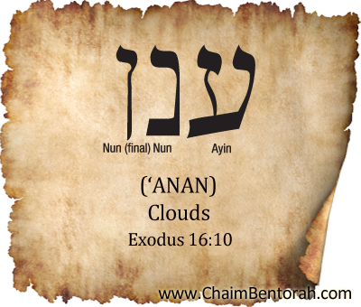 Hebrew Word Study – Clouds ‘Anan ענן  