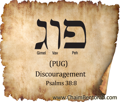 Hebrew Word Study – Discouragement – Pug   