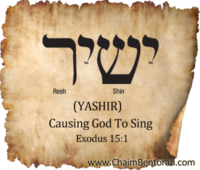 Hebrew Word Study – Causing God To Sing – Yashir 