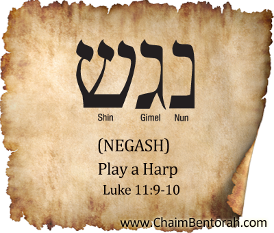 Hebrew Word Study – Play a Harp – Negash 