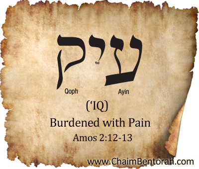 Hebrew Word Study – Burdened with Pain – ‘Iq  