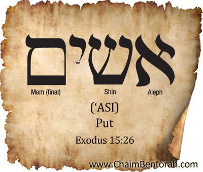 Hebrew Word Study – Put – ‘Asim – Aleph Sine Yod Mem | Chaim Bentorah