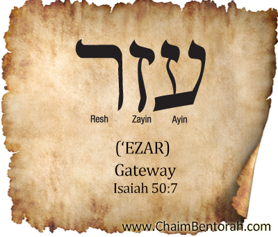 Hebrew Word Study – Gateway – “Ezar”