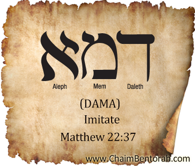 Aramaic Word Study – Imitate – Dama