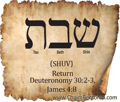 Hebrew Word Study – Return – Shuv