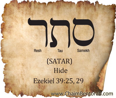 Hebrew Word Study – Hide – Satar