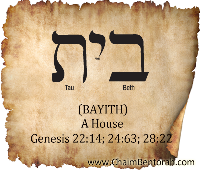 Hebrew Word Study – A House – Bayith