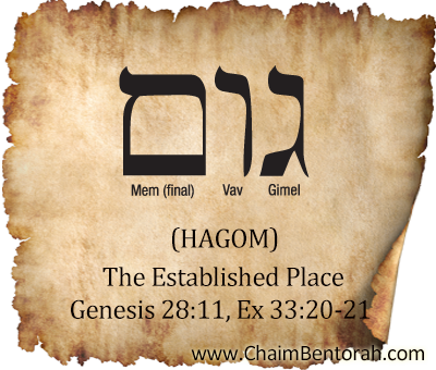 Hebrew Word Study – The Established Place  – HaGom