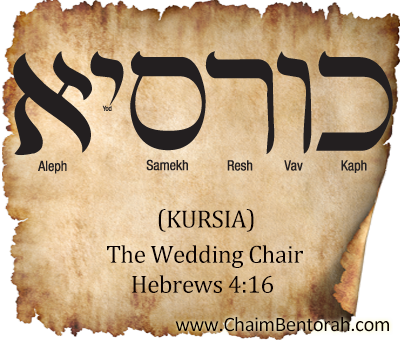 Hebrew Word Study – The Wedding Chair – Kursia